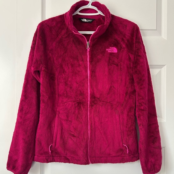 The North Face Women's Pink Fuzzy Soft Teddy Jacket - Picture 1 of 7